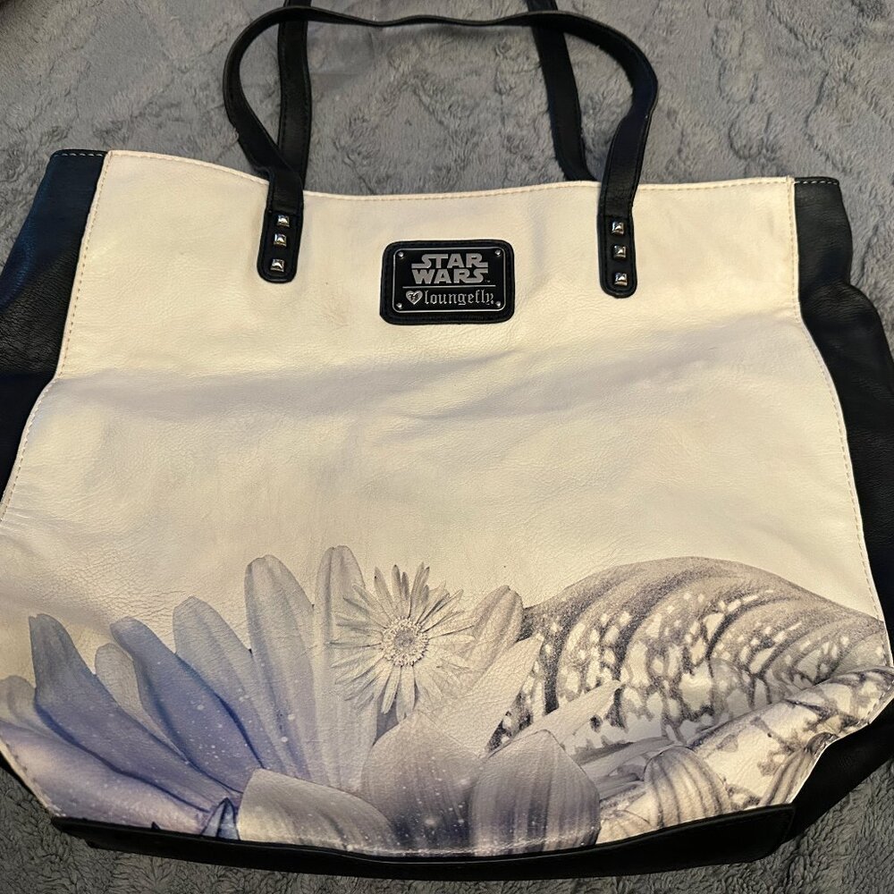 LoungeFly Star Wars Floral Storm Trooper Purse - Picture 5 of 6